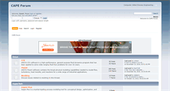 Desktop Screenshot of cape-forum.com