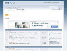 Tablet Screenshot of cape-forum.com